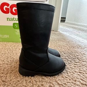 Baby gap black boots